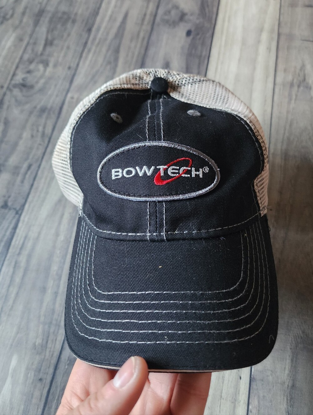 Bowtech Black and Tan Trucker Hat